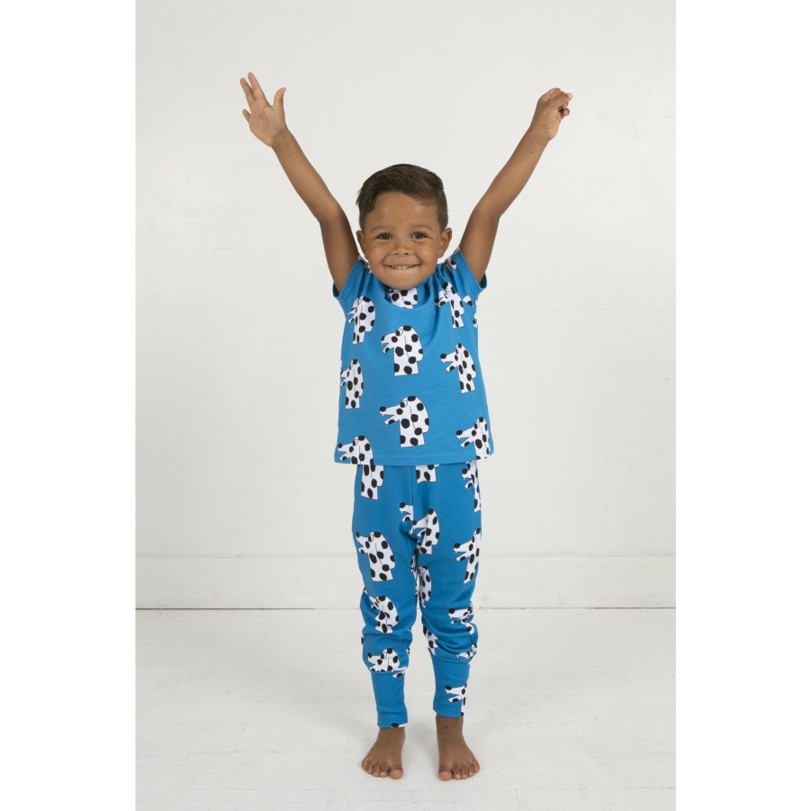 Pants Banana Valentine | Dalmation Blue - Pants