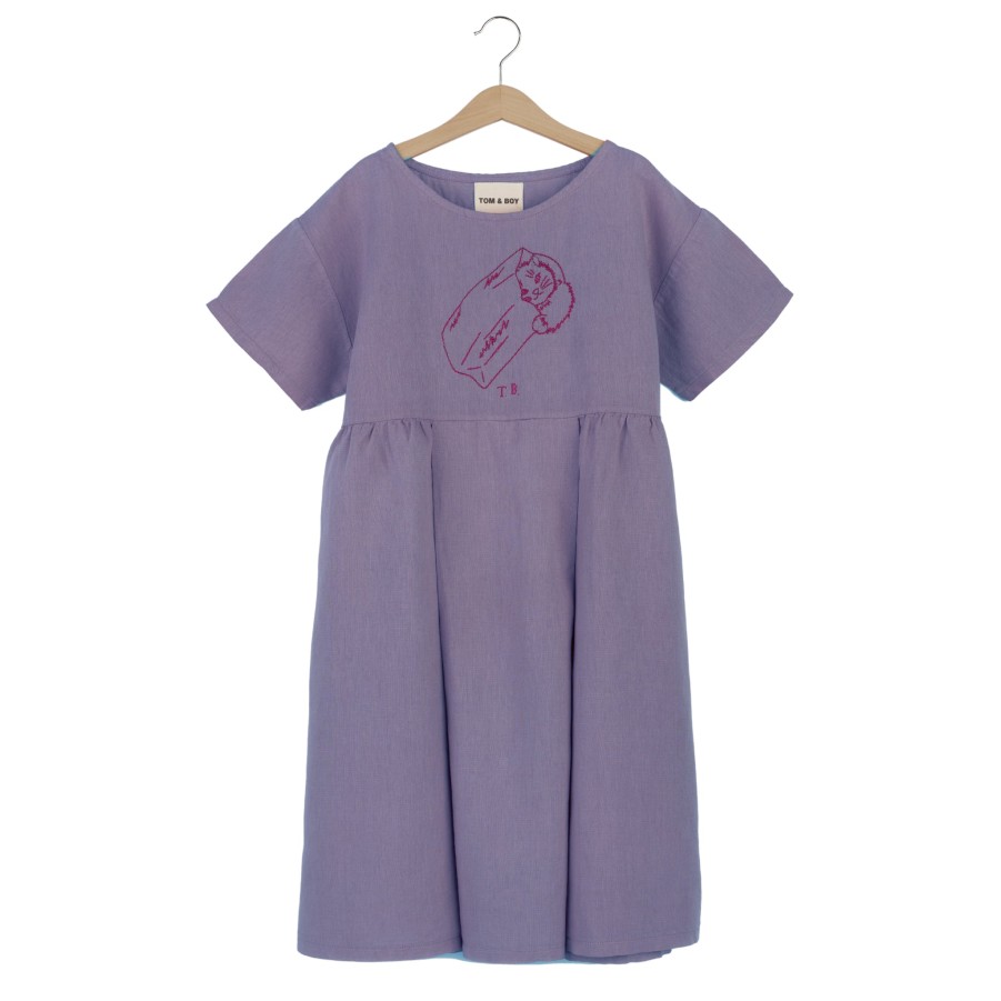 Meer Tom & Boy | Cat In Bag Mauve - Dress