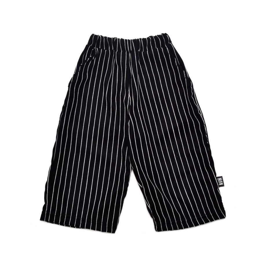 Pants Little Man Happy | Striped Velvet Cropped - Pants