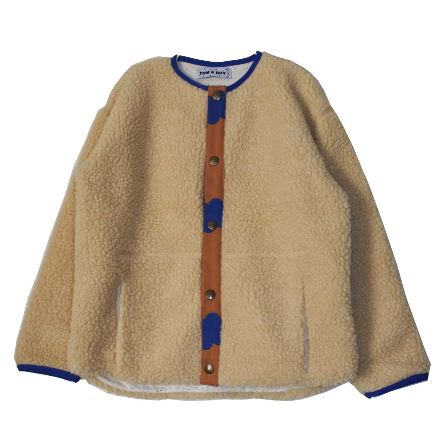 Meer Tom & Boy | Beige Clover Fleece - Jacket