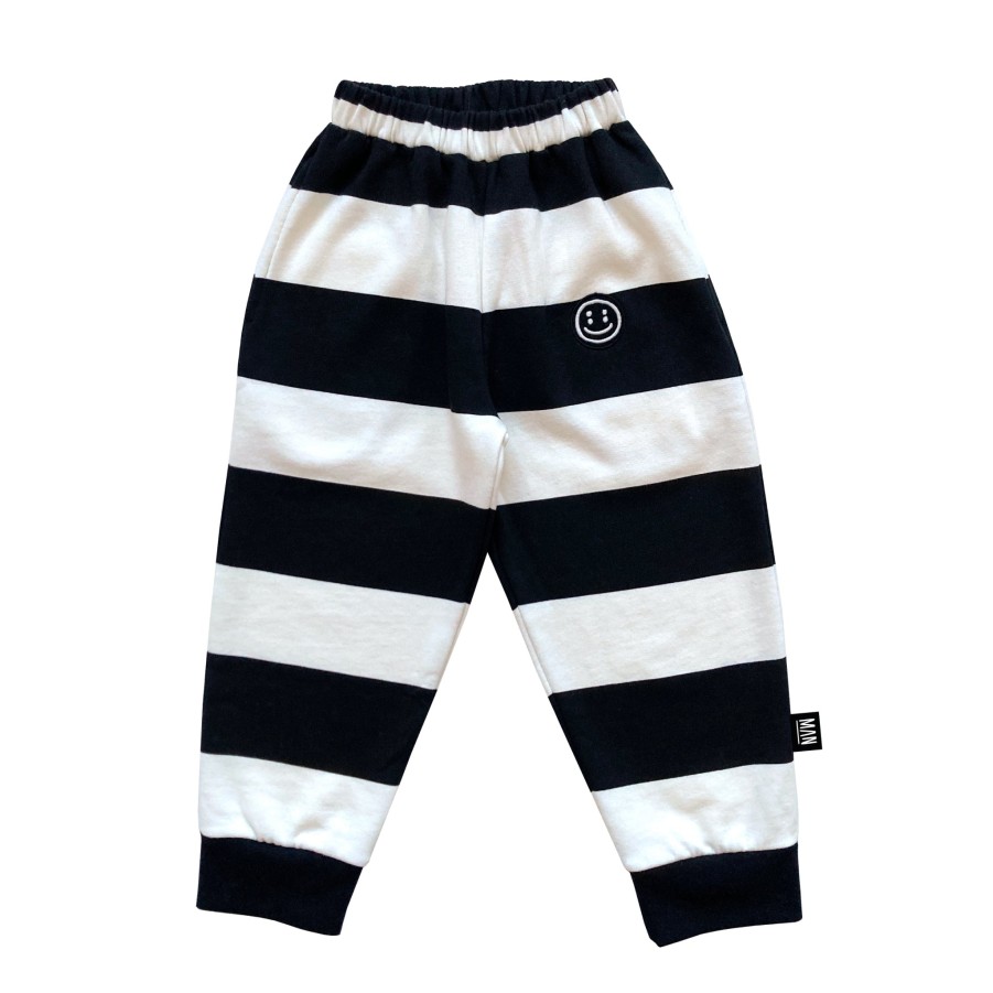 Pants Little Man Happy | Big Striped Cropped - Pants