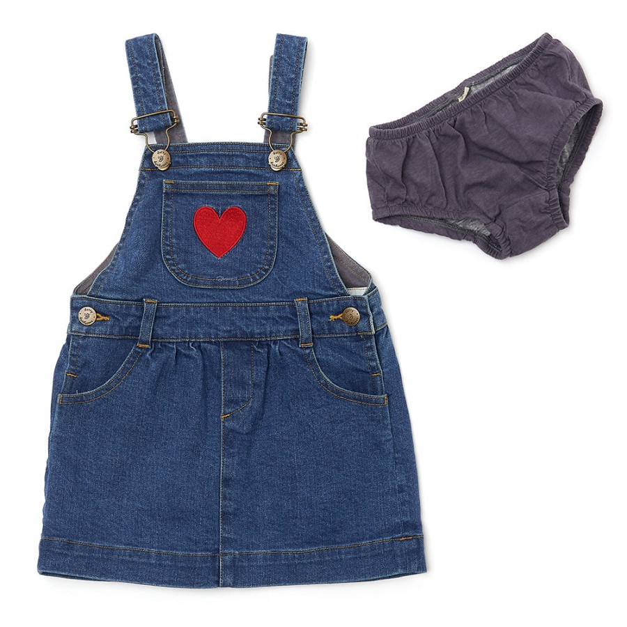 Meer Dotty Dungarees | Denim Love - Dress