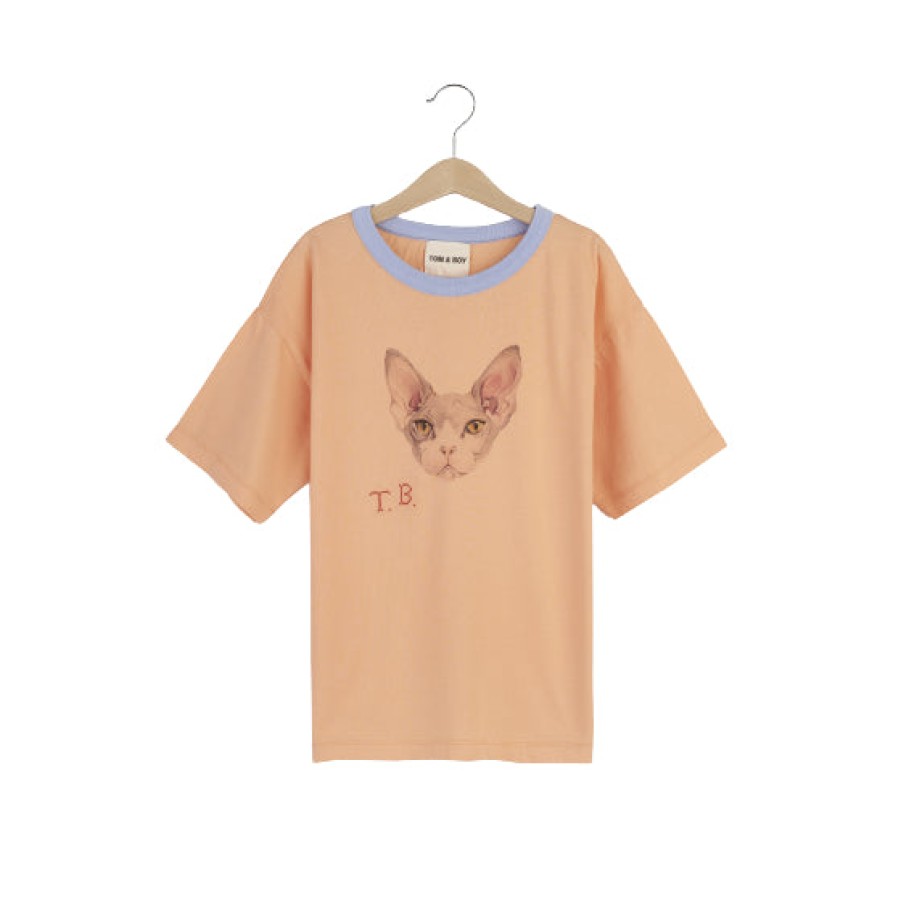 T-Shirts Tom & Boy | Orange Kitty - T-Shirt