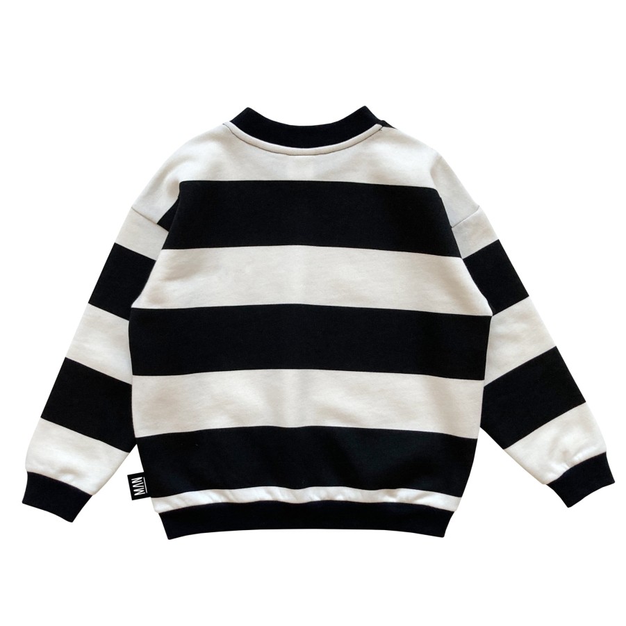 Sweater Little Man Happy | Big Stripe High Collar - Sweater